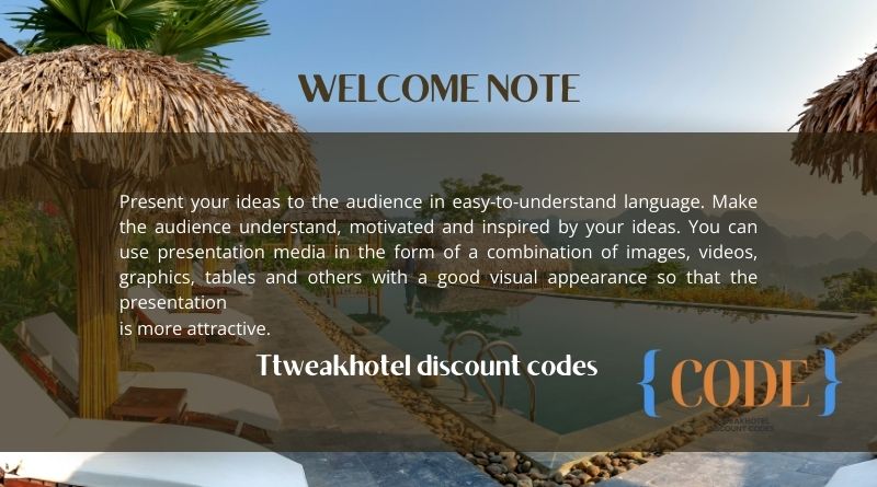 Ttweakhotel discount codes