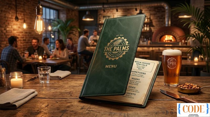 The Palms Brew and Kitchen Menu