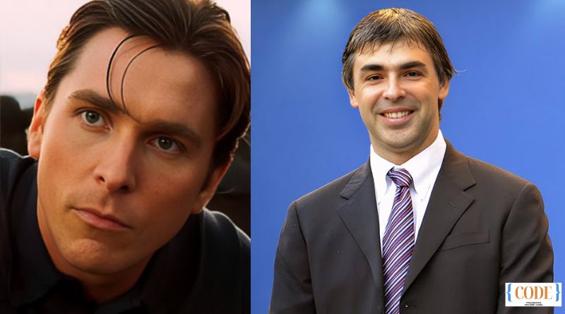 Larry Page and Christian Bale